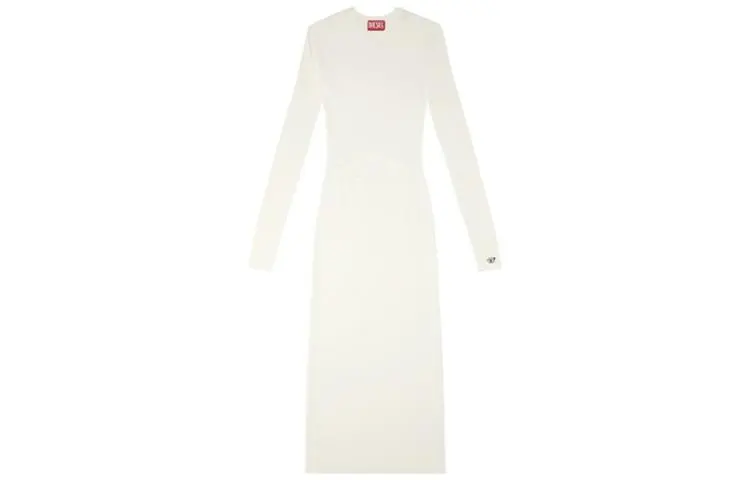 DIESEL M Pelagos Cut Out Ribbed Midi Dress