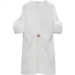 LOEWE Pebble Gather Detailed Mini Poplin Dress