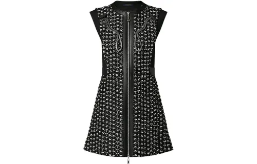 LOUIS VUITTON SS22 Sleeveless Dress Women's Black