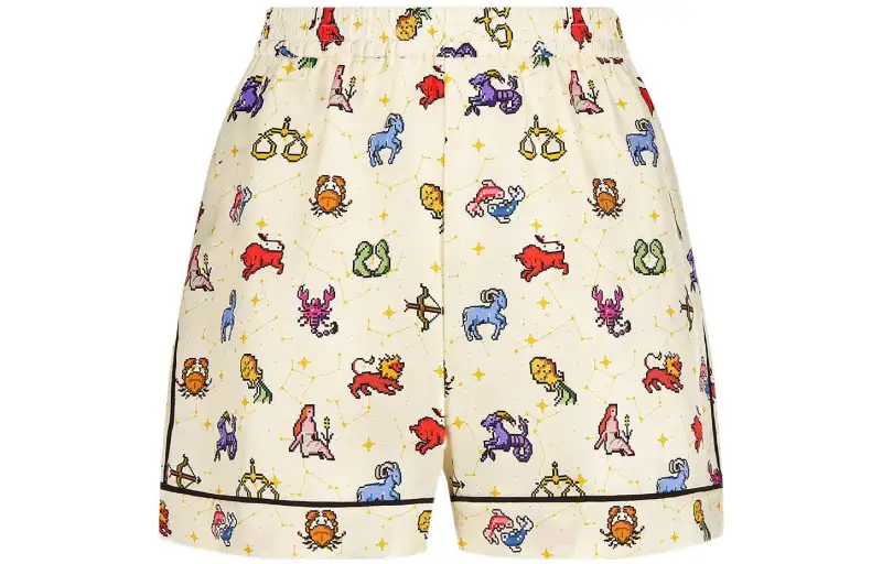 DIOR Quarterly New Products Casual Shorts Women's Ecru Moderate