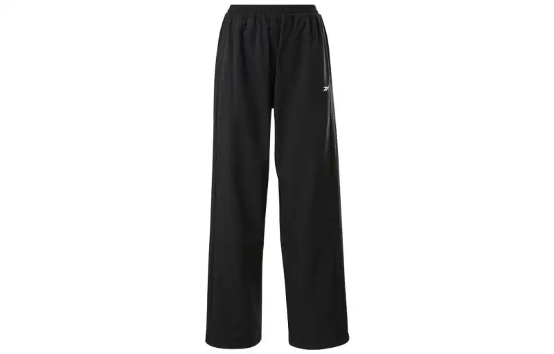Reebok Knitted Sweatpants Women's Black Moderate Straight Fit Pants