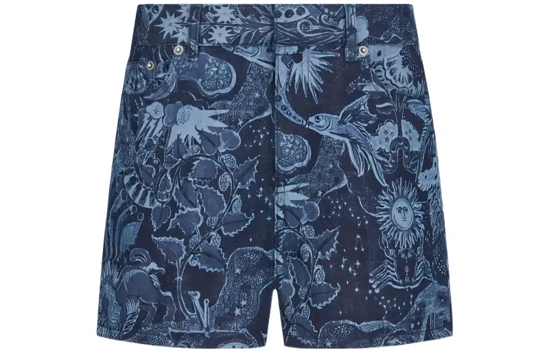 DIOR FW22 Casual Shorts Women's Blue