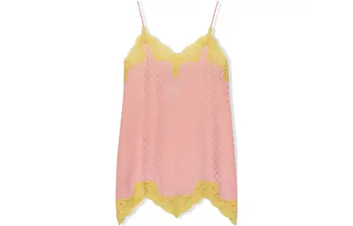 GUCCI SS22 Slip Dress Women's Pink
