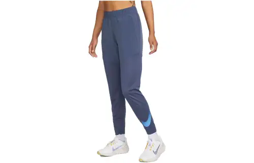Nike Dri FIT Swoosh Run Knitted Sweatpants Women's Blue
