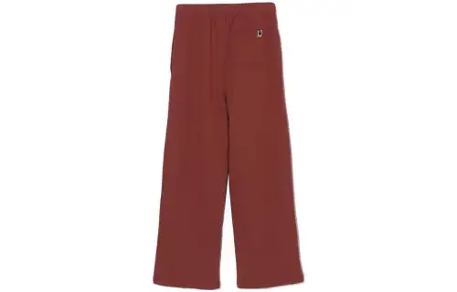 A BATHING APE Knitted Sweatpants Women's Moderate Wide Leg Pants