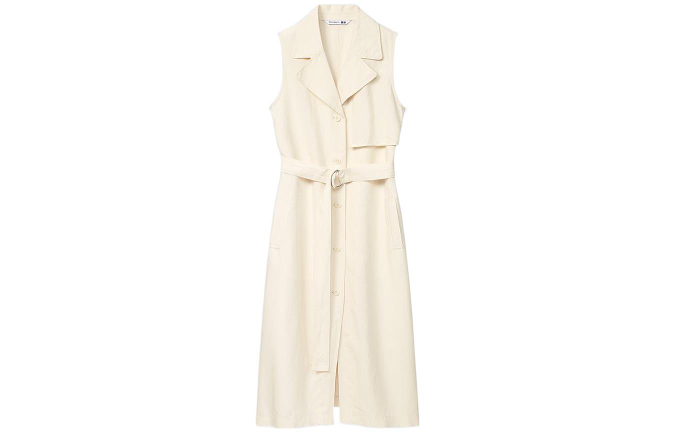 Женское платье UNIQLO (молочное)