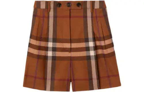 Burberry Casual Shorts Women's Birch Brown