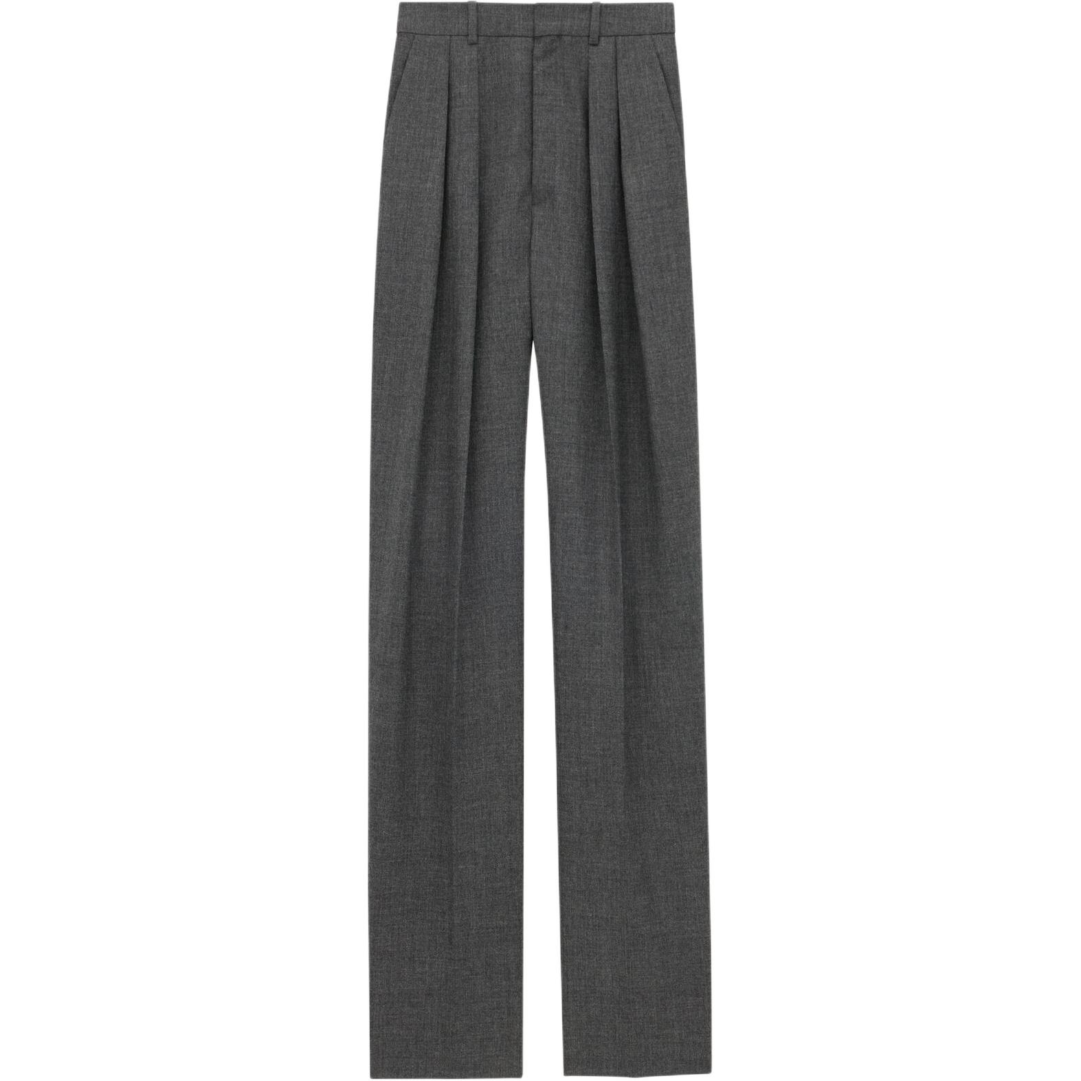 SAINT LAURENT Casual Pants Women's Heather Gray