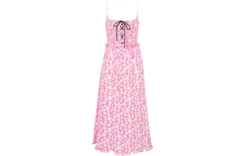 MIU MIU Sleeveless Dress Women's Pink
