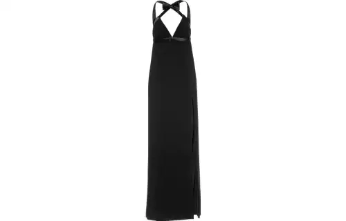 MIU MIU Sleeveless Dresses Women's Black V Neck Moderate