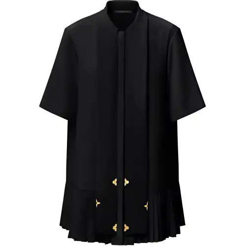 LOUIS VUITTON Lavallière Pleat Dress
