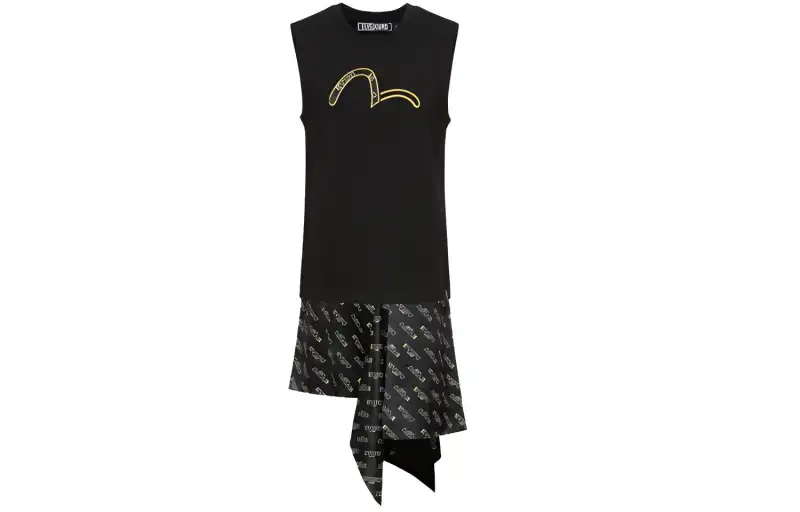 EVISU Sleeveless Dress Women's Black