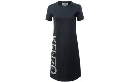 KENZO Short Sleeved Dress Women's Black