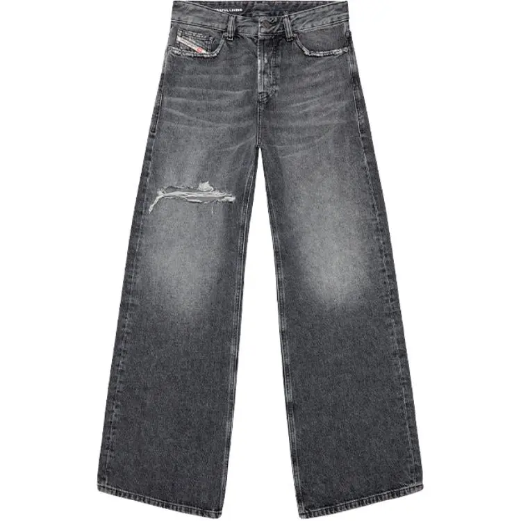 DIESEL 1996 D Sire Low Rise Wide Leg Jeans 'Black'