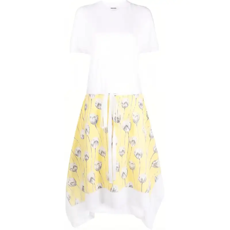 KENZO Short Sleeved Dress Women's White
