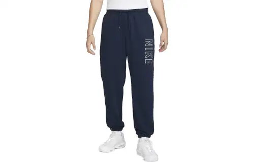 Nike Knitted Sweatpants Women's Marine Blue Moderate Cuffed Pants