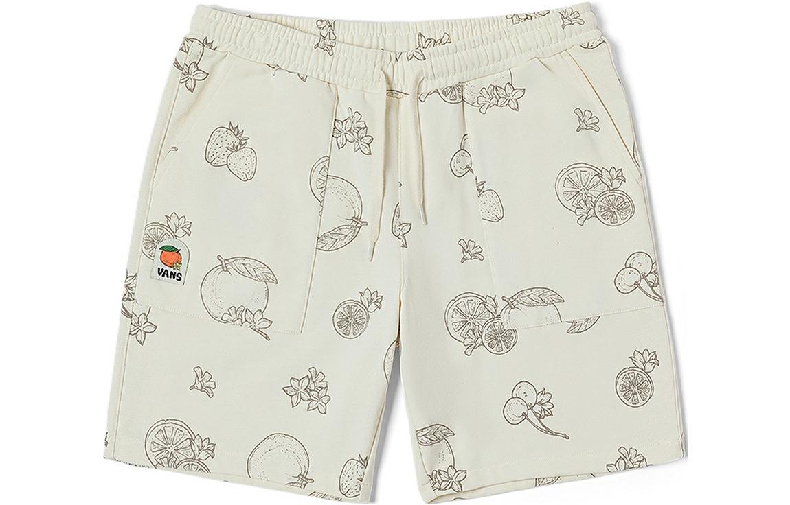 Vans Casual Shorts Women's Vintage White Patterned Print Moderate