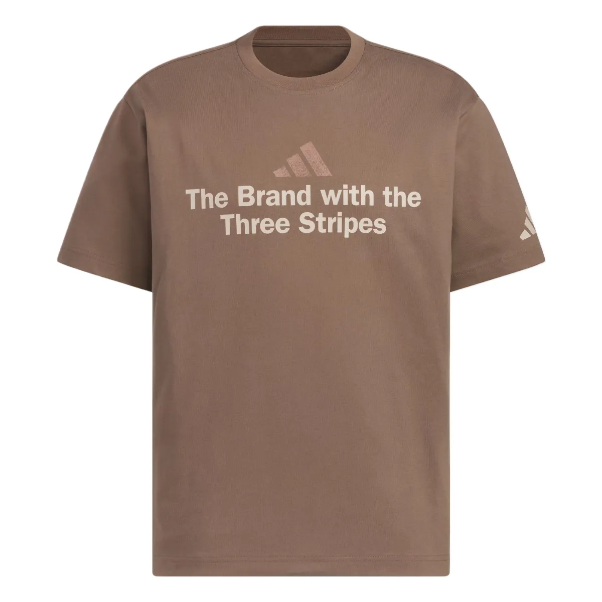 Adidas T Shirt Men's Stratum Dark Earthy Brown