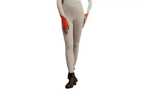 HERMES Leggings Women's Gray Moderate