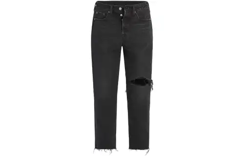 Levis Jeans Women's Gray Moderate Ripped Pants