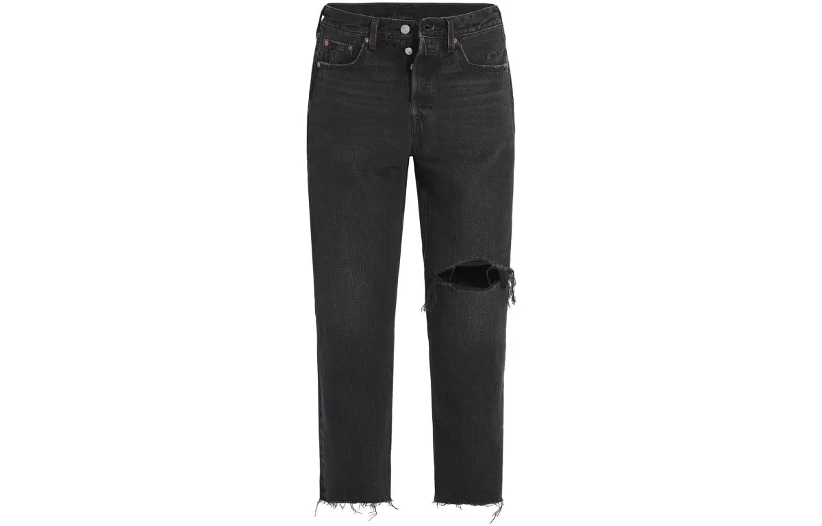 Levi's Jeans Women's Gray Moderate Straight Fit Pants