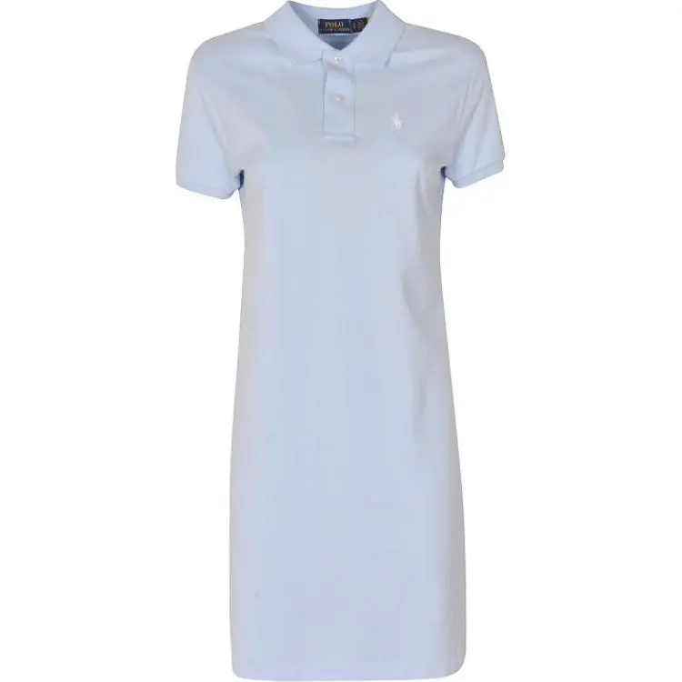 Polo Ralph Lauren Short Sleeved Dress Women's Light Blue