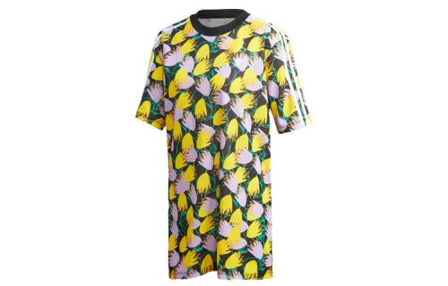 Adidas Originals Short Sleeved Dress Women's Yellow
