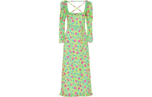 MIU MIU Long Sleeved Dress Women's Green