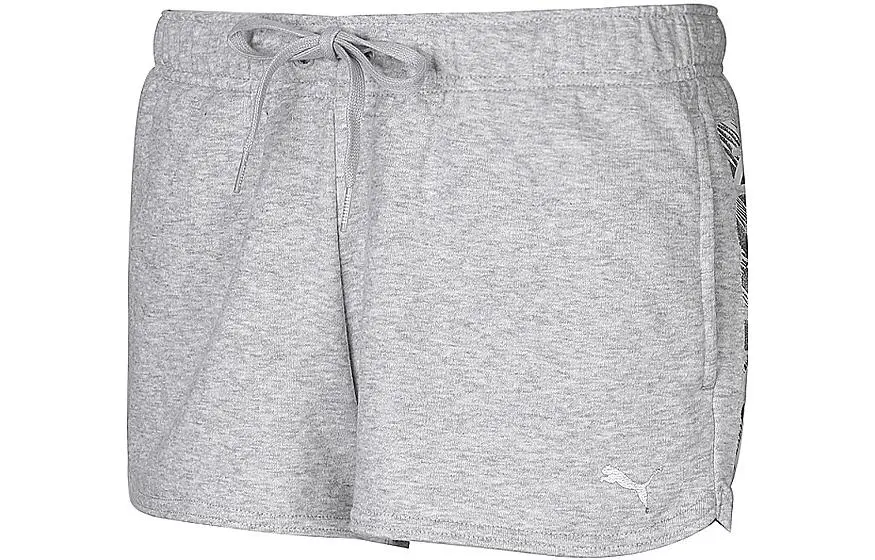 PUMA Casual Shorts Women's Gray Moderate