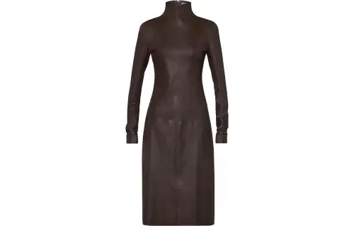 Bottega Veneta SS21 Dress Women's Chocolate