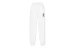 Timberland Knitted Sweatpants Women's White Moderate Cuffed Pants