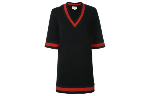 GUCCI Short Sleeved Dress Women's Black