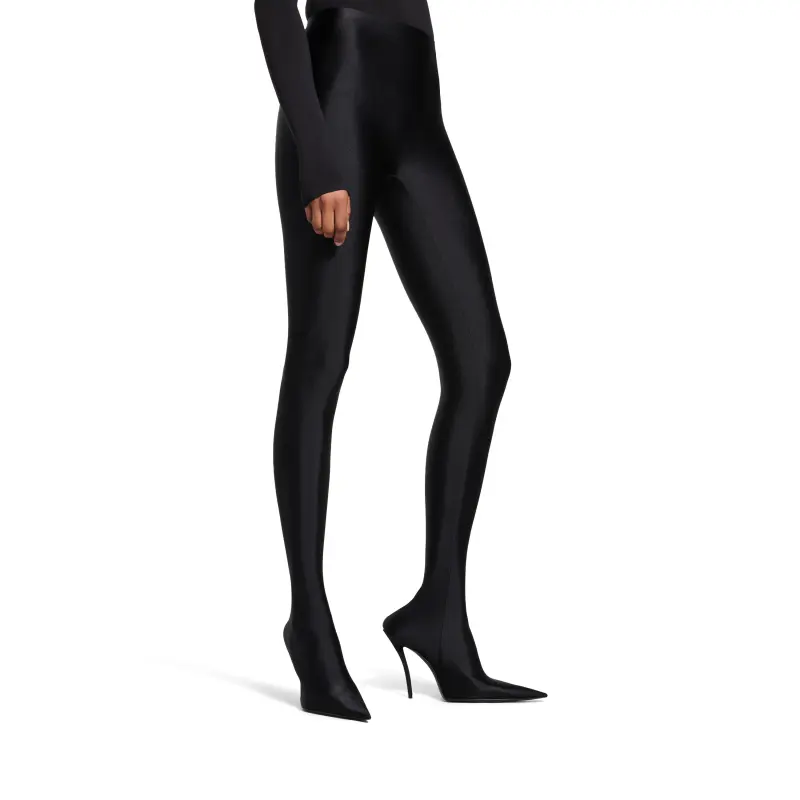 Balenciaga Casual Pants, Slim Fit Women's Black