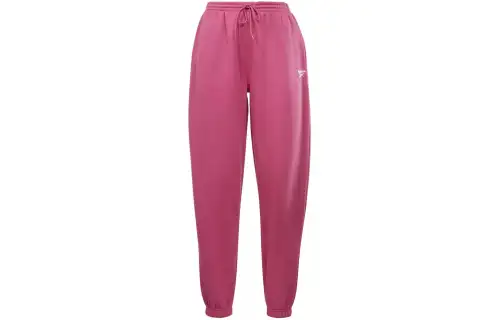 Reebok RI FLEECE JOGGER Knitted Sweatpants Women's Rose Red