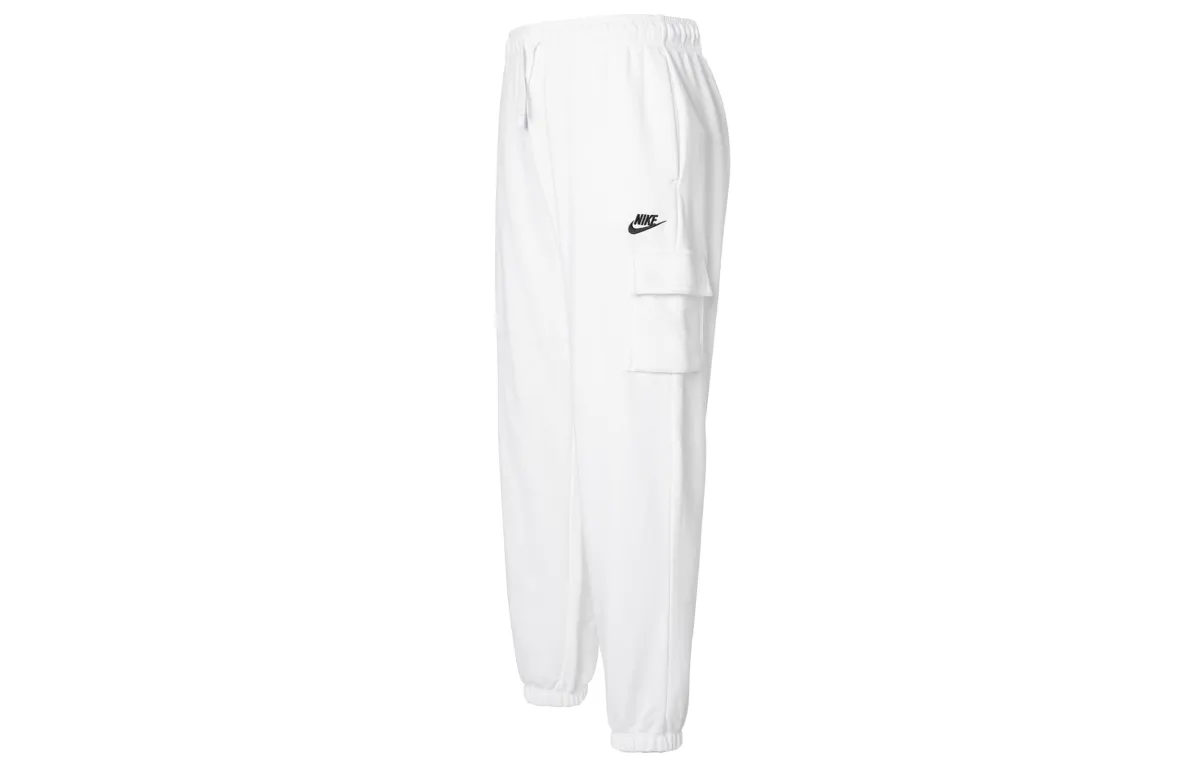 Nike Knitted Sweatpants Women's White Moderate Cargo Pants