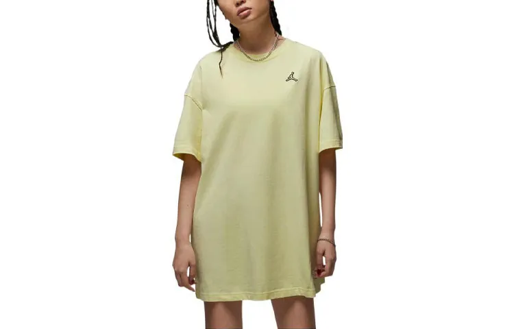 Jordan Short Sleeved Dress Women's Yellow