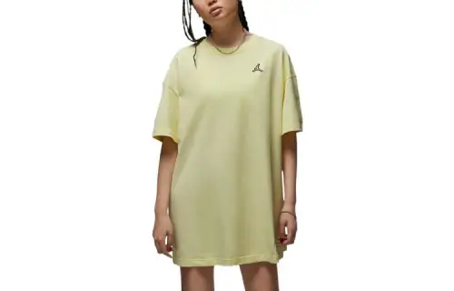 Jordan Short Sleeved Dress Women's Yellow