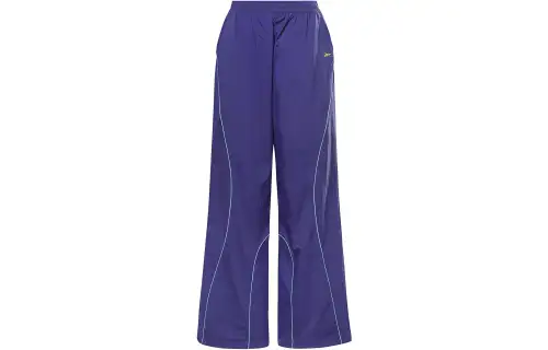 Reebok Knitted Sweatpants Women's Purple Moderate Straight Fit Pants