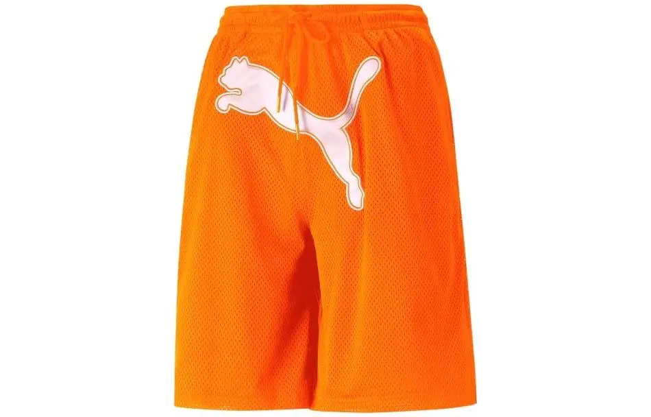 PUMA DUA LIPA Casual Shorts Women's Orange Red Moderate