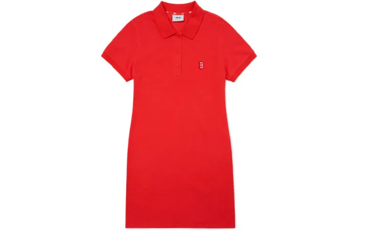 MLB Short Sleeved Dress Women's Light Red