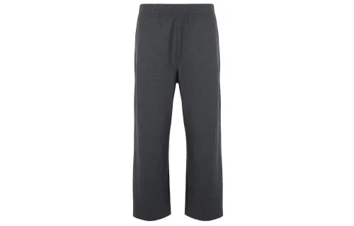 UNIQLO FW23 U Knitted Sweatpants Women's Dark Gray Moderate Straight Fit Pants