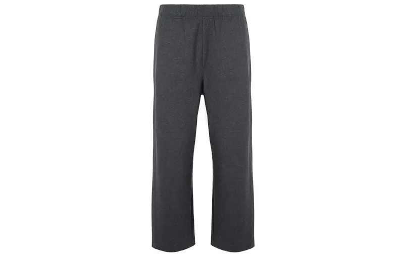 UNIQLO FW23 U Knitted Sweatpants Women's Dark Gray Moderate Straight Fit Pants
