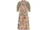 GUCCI SS23 Short Sleeved Dress Women's Multicolor