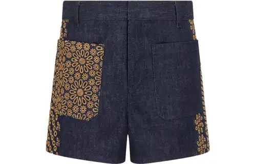 DIOR SS23 Casual Shorts Women's Blue