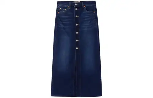 Levi's Denim Long Skirt Women's