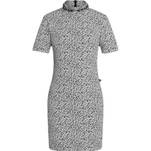 LOUIS VUITTON Short Sleeved Dress Women's Multicolor