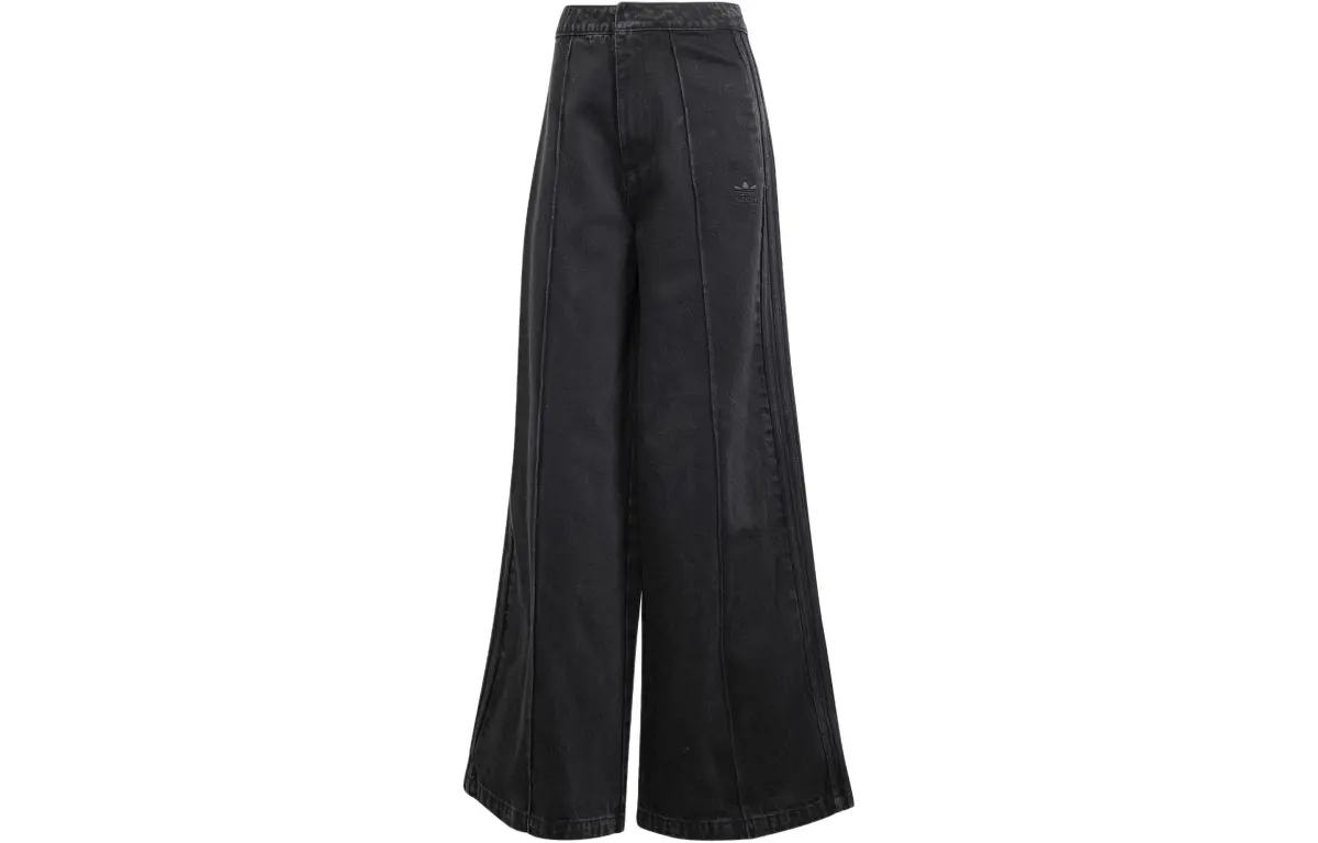 Adidas Originals High-Waist Wide Leg Jeans