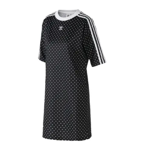 Adidas Originals Trefoil Collection Short Sleeved Dress Women's Black/White