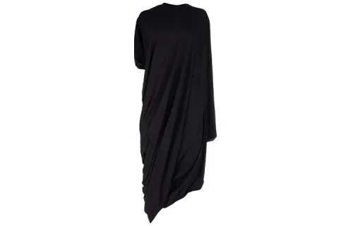 Vetements Long Sleeved Dresses Women's Black Crew Neck