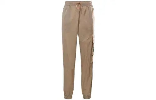 Reebok Knitted Sweatpants Women's Brown Moderate Cargo Pants